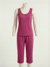 طوب و شورط قطني ناعم - Top & Short 2-Piece Set (قطعتين)