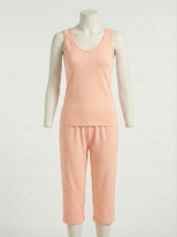 طوب و شورط قطني ناعم - Top & Short 2-Piece Set (قطعتين)