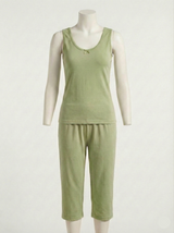 طوب و شورط قطني ناعم - Top & Short 2-Piece Set (قطعتين)